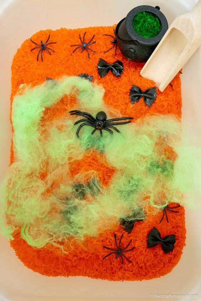 5 Awesome Halloween Sensory Bin Ideas Two Crafty Makers 5378