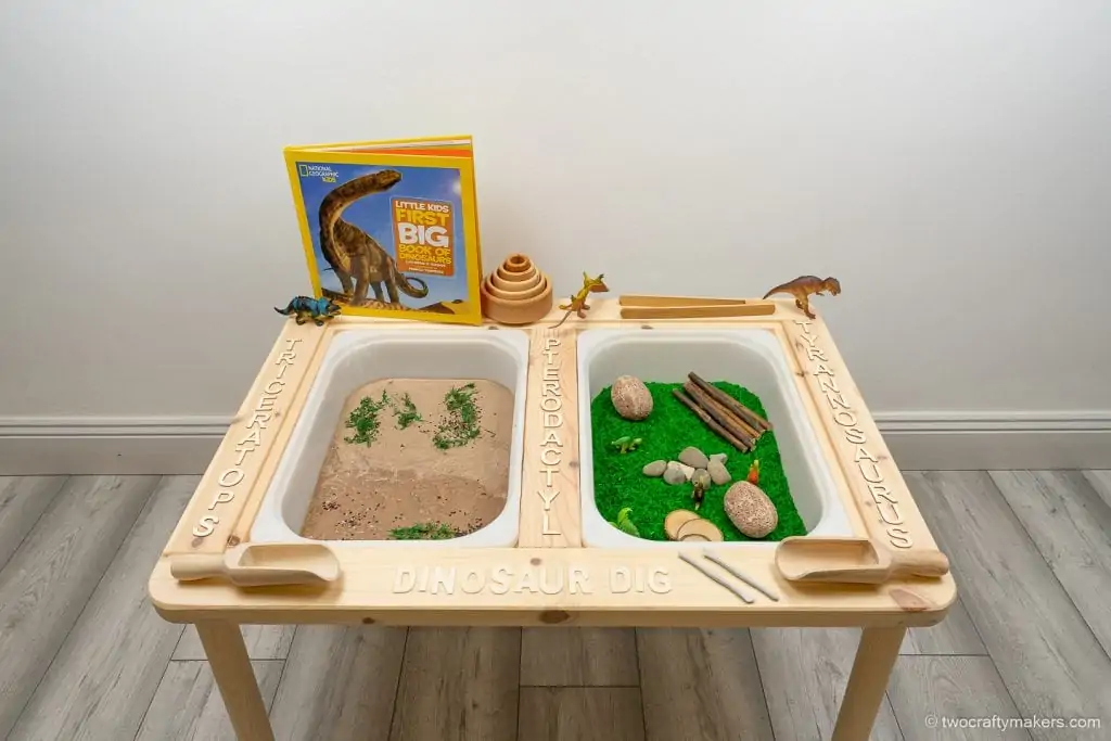 Dinosaur Sensory Bins