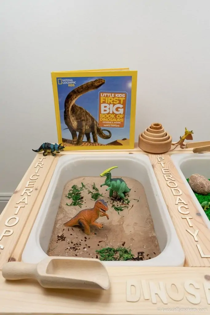 Dinosaur Sensory Bins