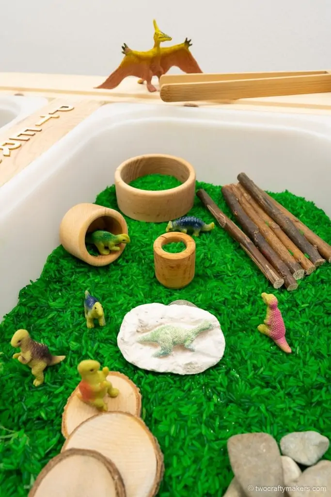 Dinosaur Sensory Bins