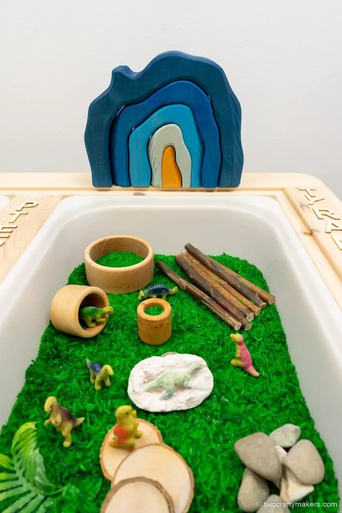 Dinosaur Sensory Bins