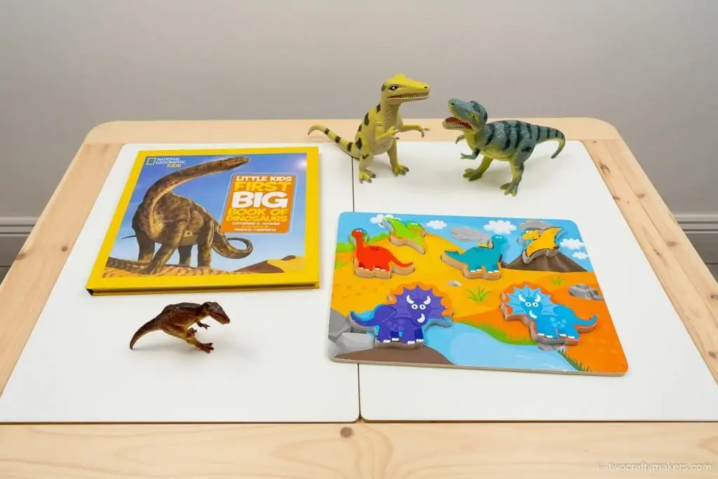 Dinosaur Sensory Bins