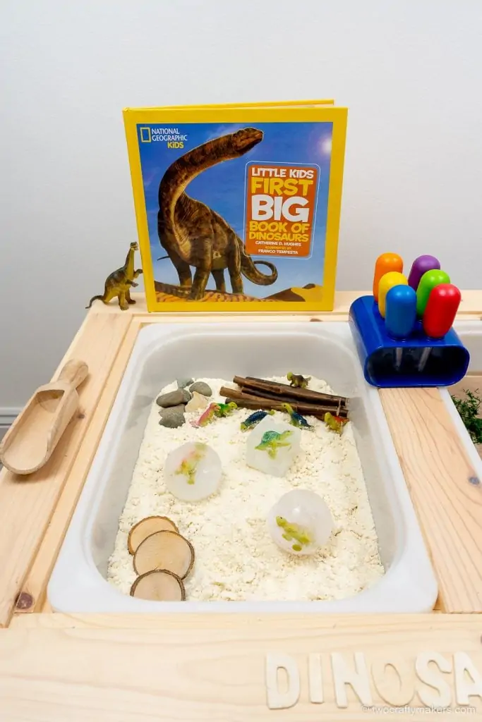 Dinosaur Sensory Bins