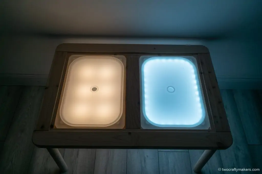 DIY Light Table Ikea