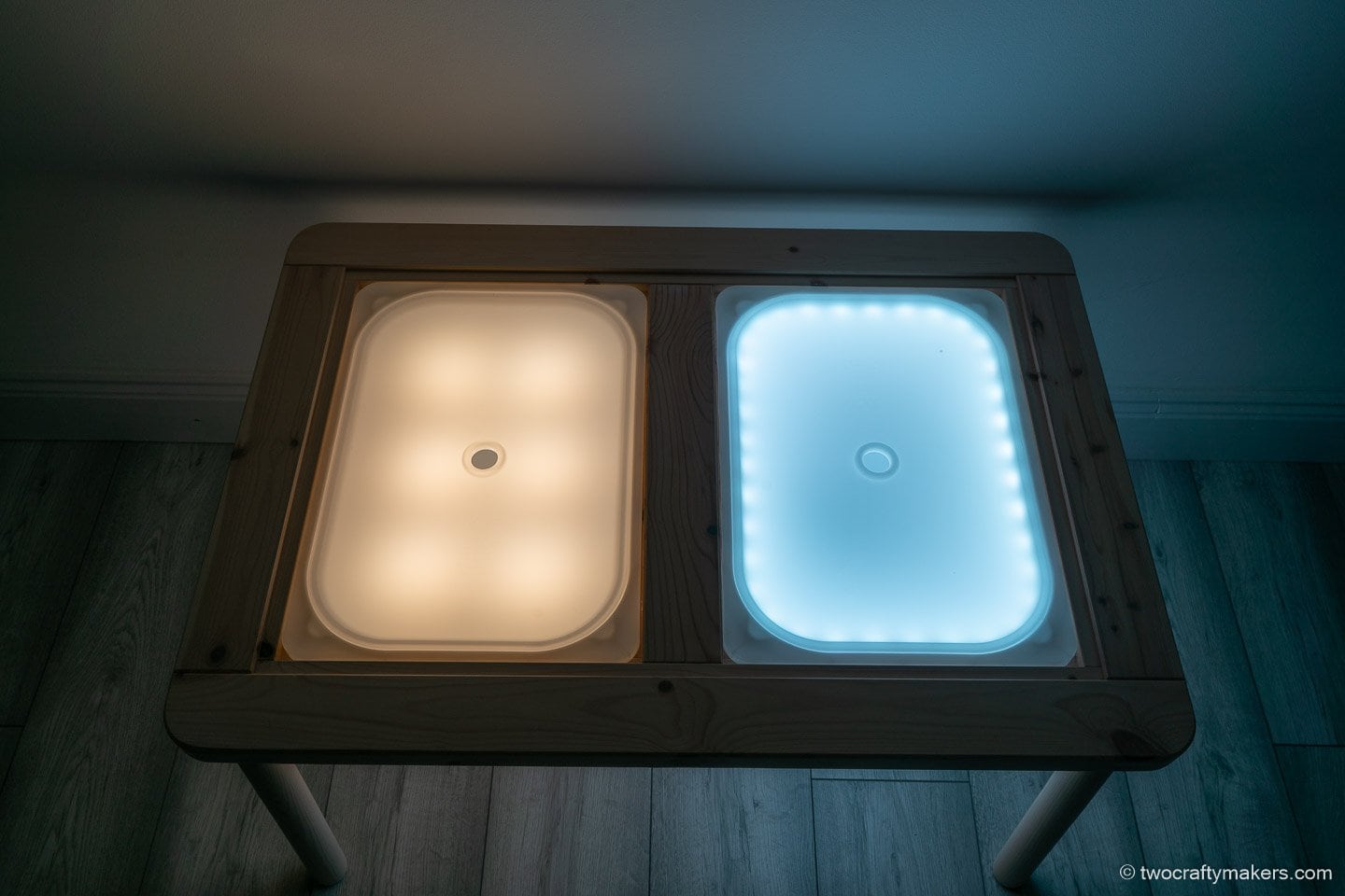 DIY Light Table Ikea Hack Two Crafty Makers