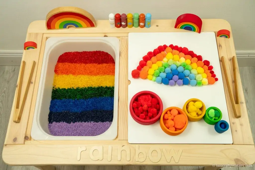 Rain Sensory Bin Ideas