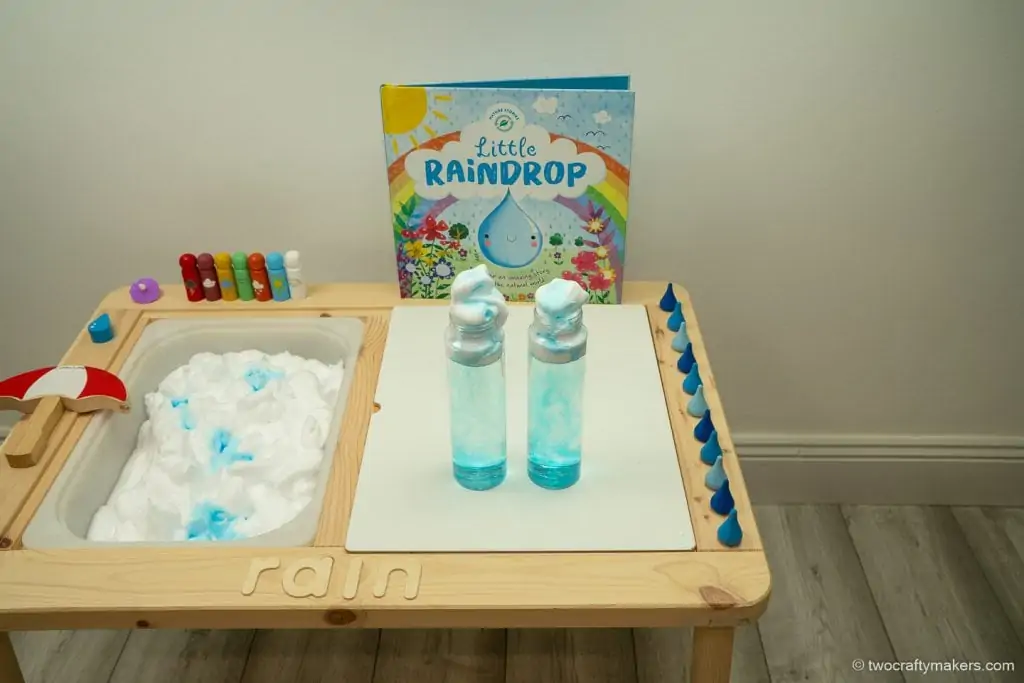 Rain Sensory Bin Ideas