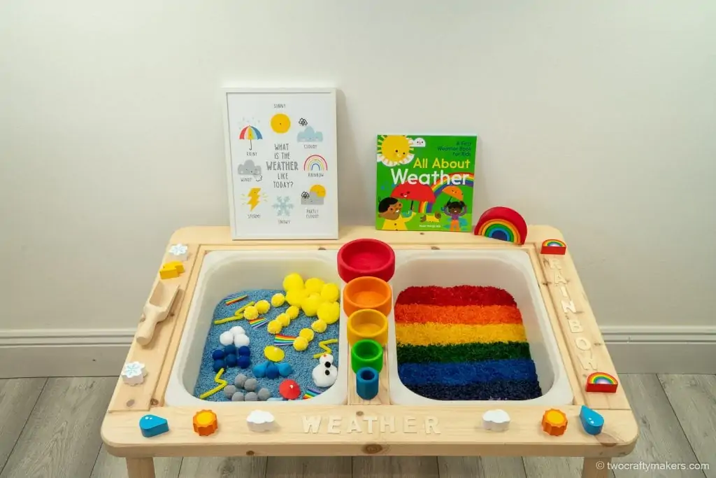 Weather Sensory Bin