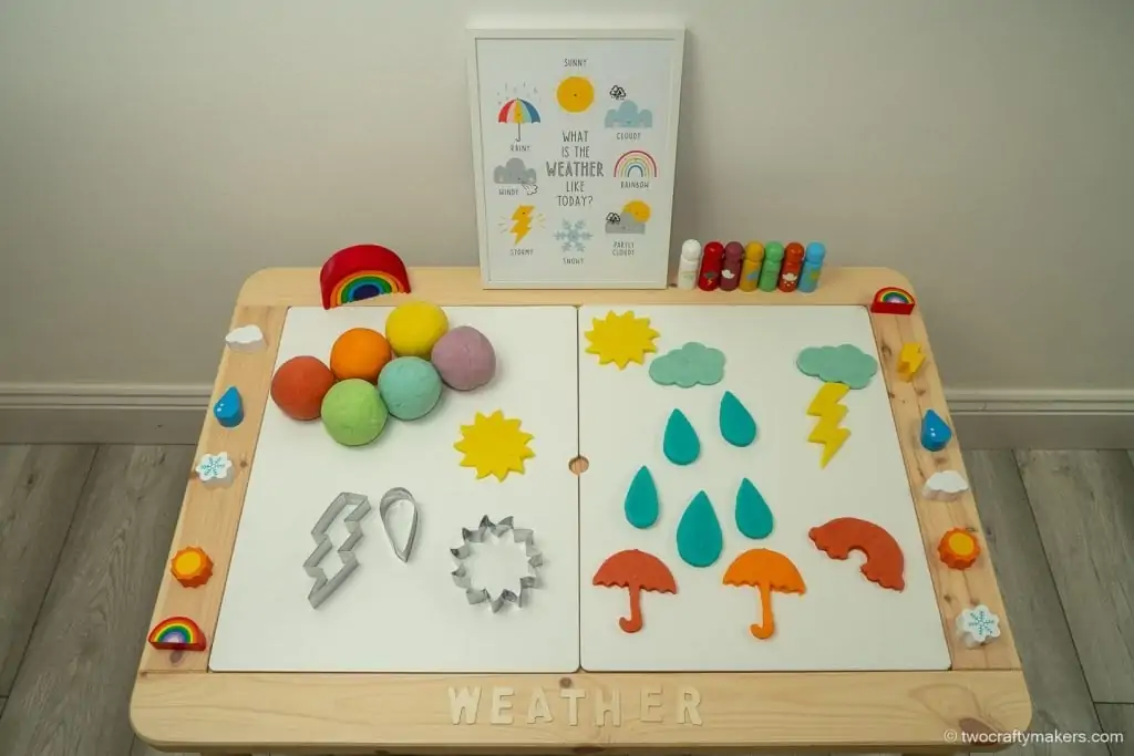 Weather Sensory Bin