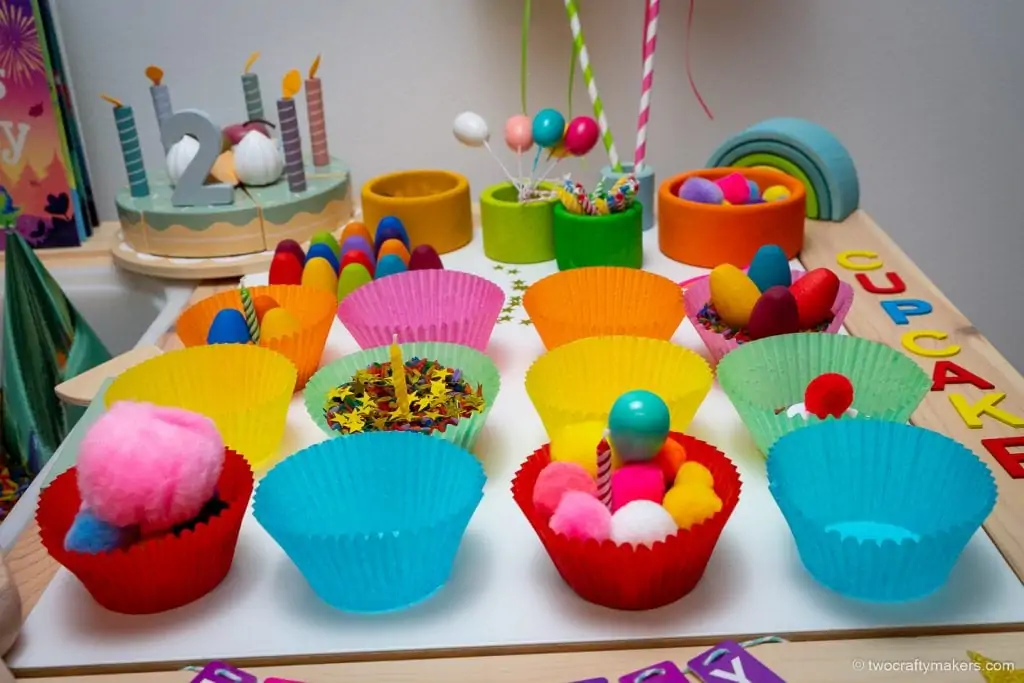 Birthday Sensory Bin Ideas