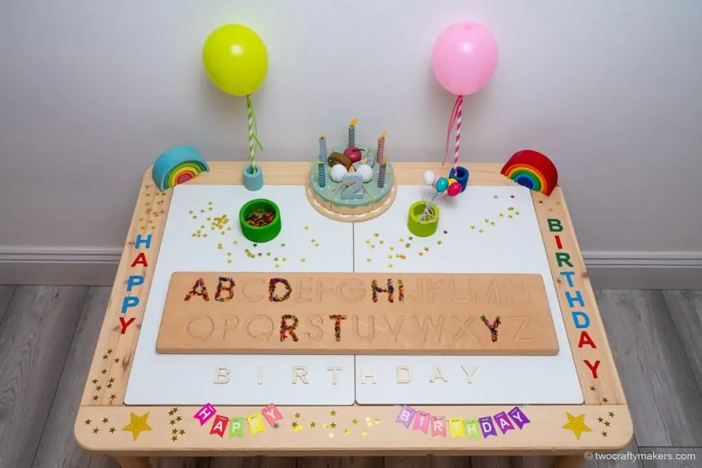 Birthday Sensory Bin Ideas