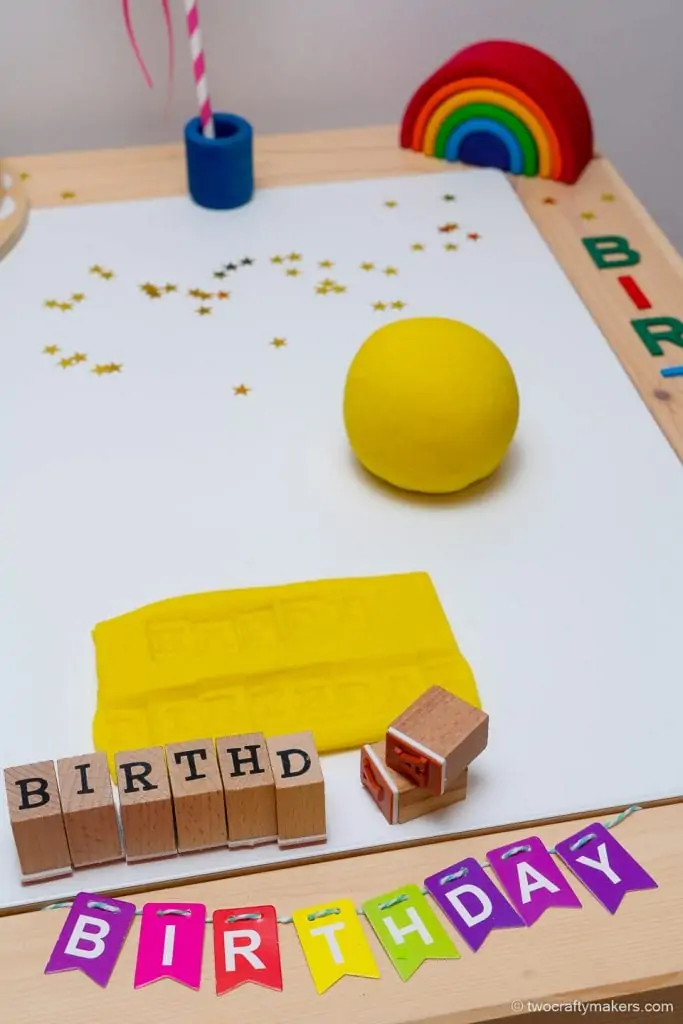 Birthday Sensory Bin Ideas