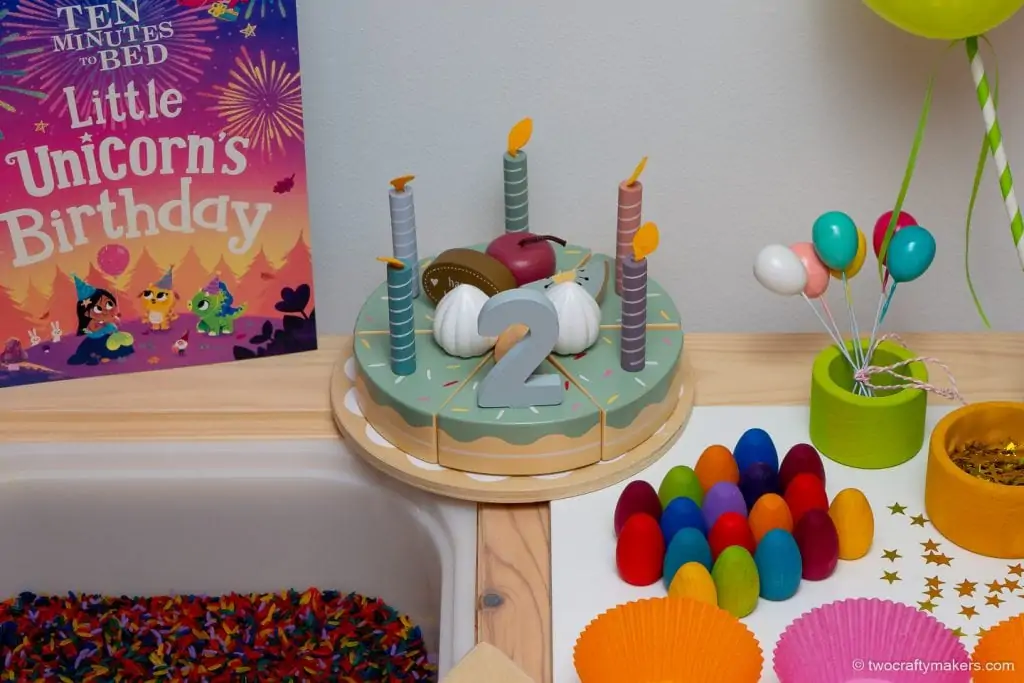 Birthday Sensory Bin Ideas