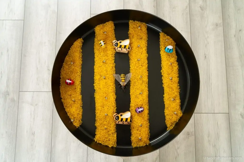 Bee Sensory Bin