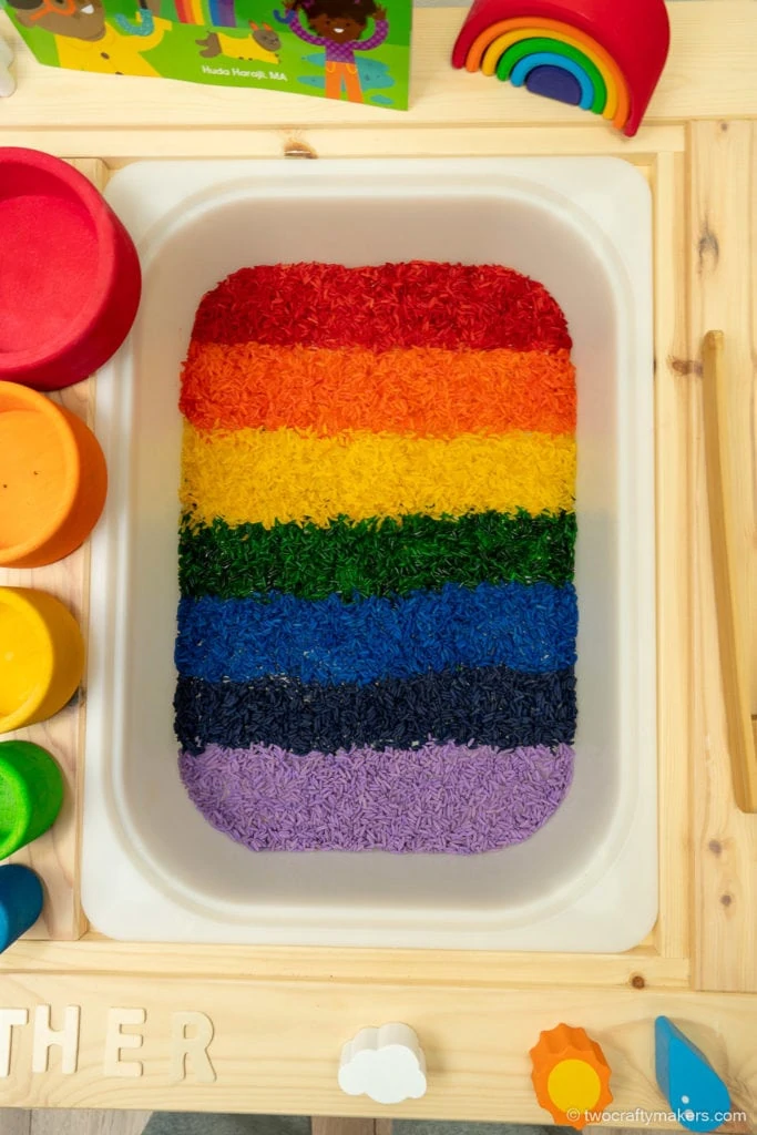 How to Make Rainbow Rice